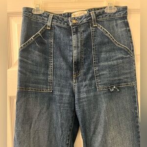 Nili Lotan Relaxed Indigo Jeans